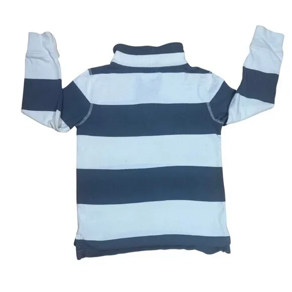 Crewcuts boys Gray and White Striped sweatshirt  Size 6-7 - Picture 2 of 6